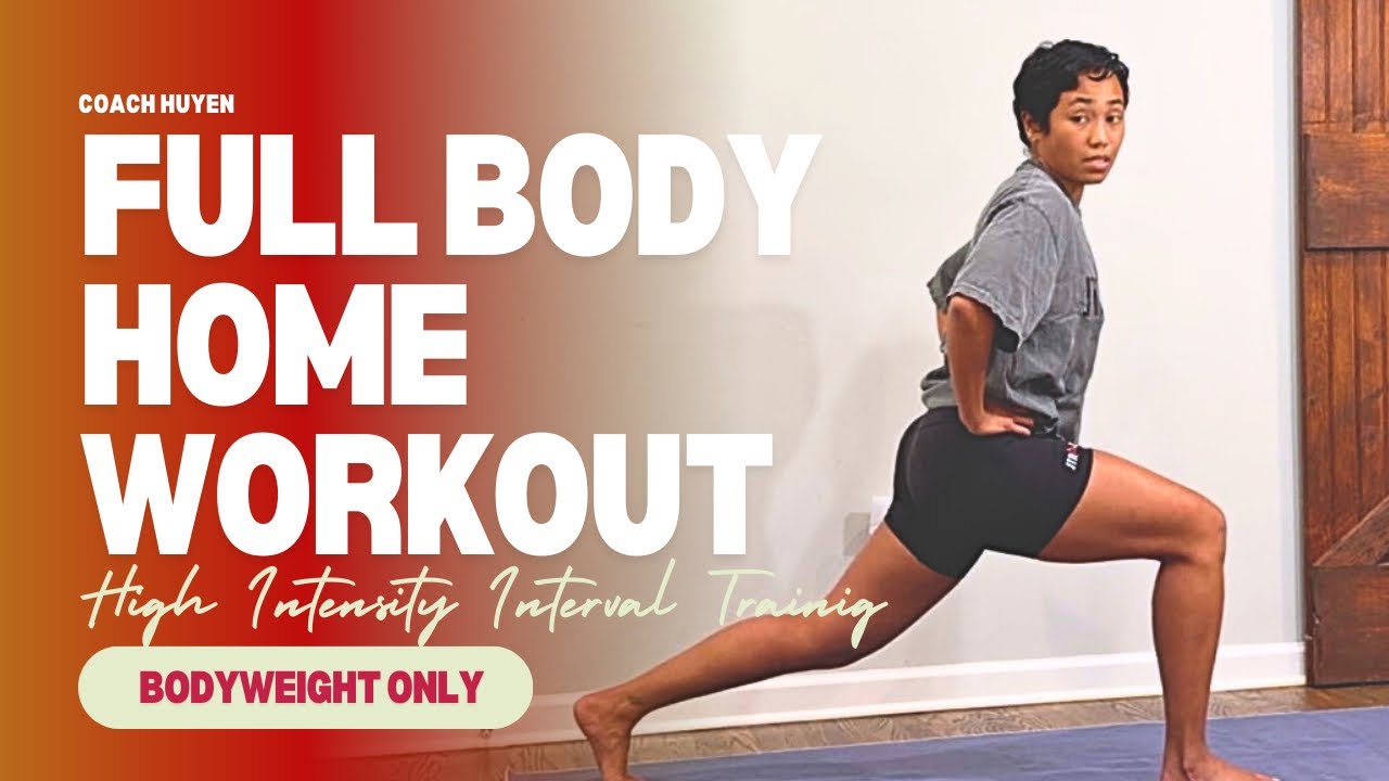 🔥 30-Min At-Home HIIT Workout | No Equipment | Full Body Burn 🔥