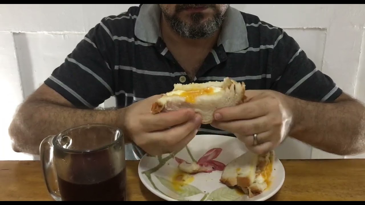 Lanchinho simples e delicioso #mukbang 