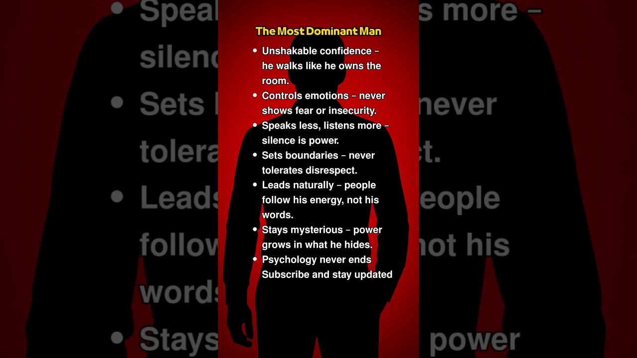 The Most Dominant Man 