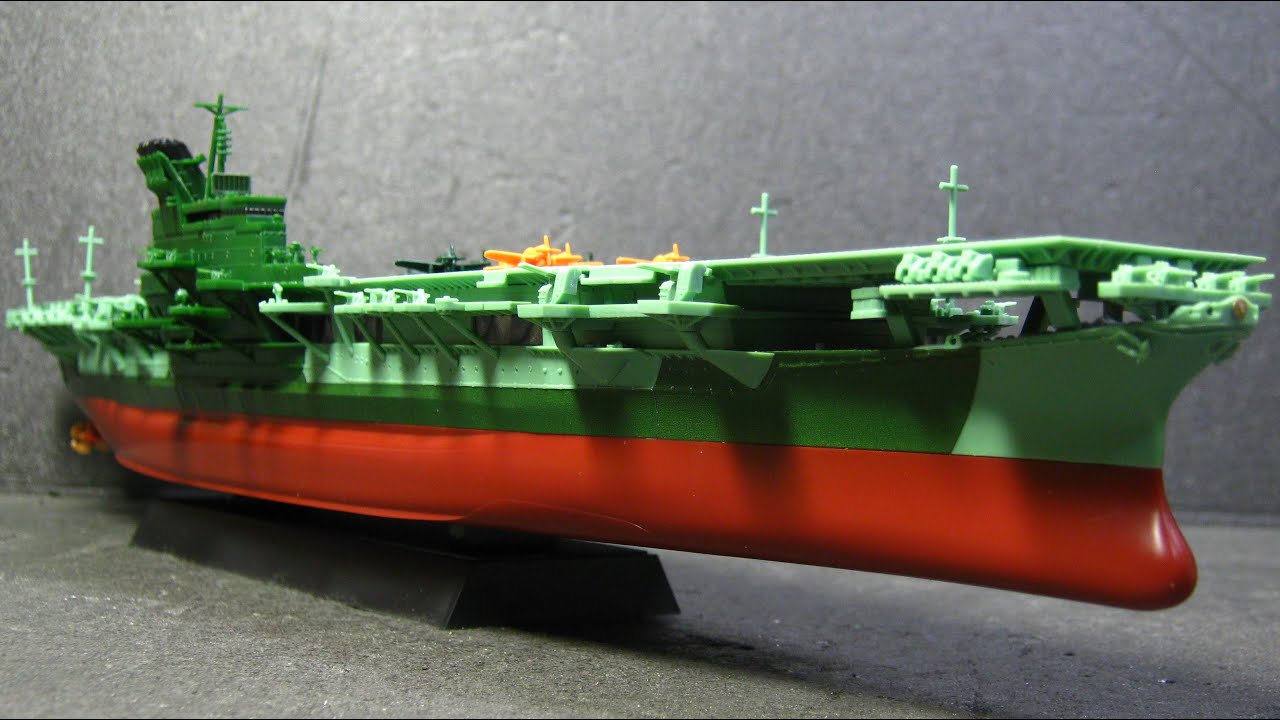 フジミ 艦NEXT 1/700 日本海軍航空母艦 信濃 未塗装素組みレビュー