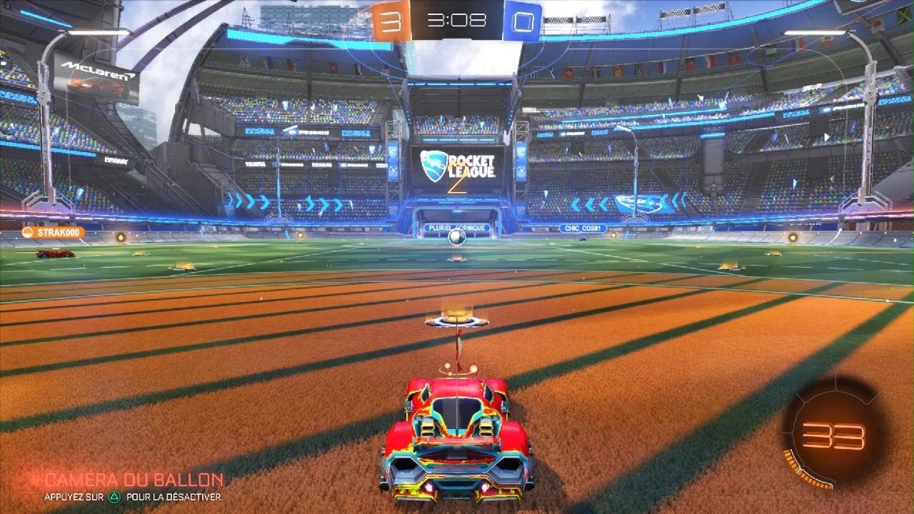 Combat épique de Rocket League
