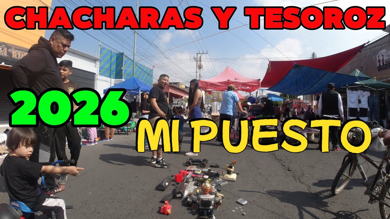 VENDIENDO LA CHACHARAS TIANGIS SANTA ELENA TODA LA HISTORIA