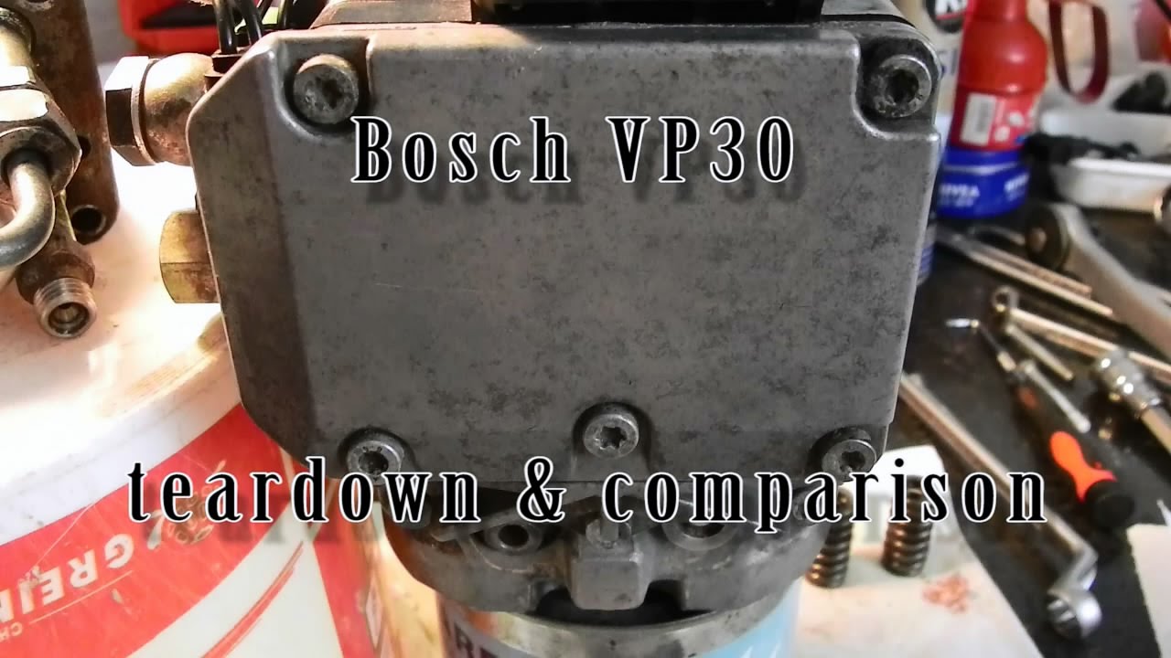 Bosch VP30 Rover &mdash; разборка насоса, сравнение и взгляд изнутри