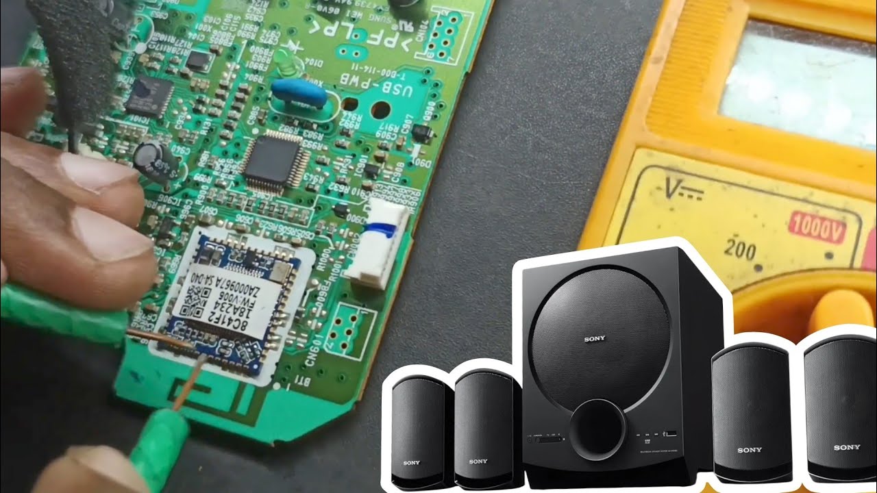 sony home theater SA D40 blutooth problem not turning on repair | dhanbad | SHUBHAM