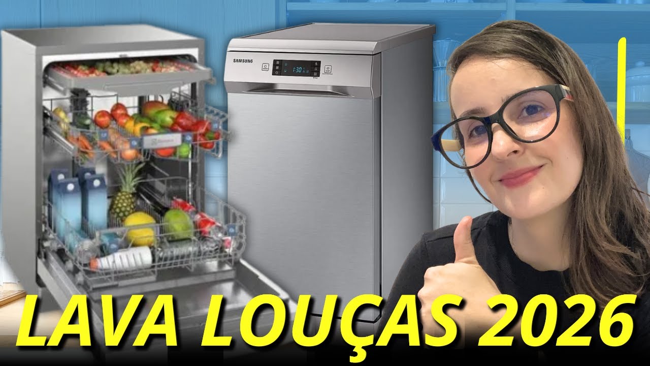 MELHORES LAVA-LOUÇAS para você comprar sem medo de errar em 2026 (8, 10, 14 e 15 serviços)