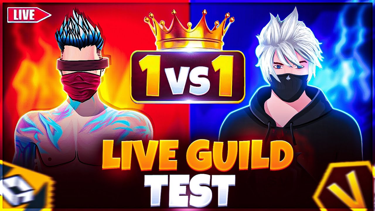 SHERA IS LIVE | 1 VS 1 LIVE GUILD TEST | FREE FIRE LIVE GUILD TEST #classyfreefire #nonstopgaming