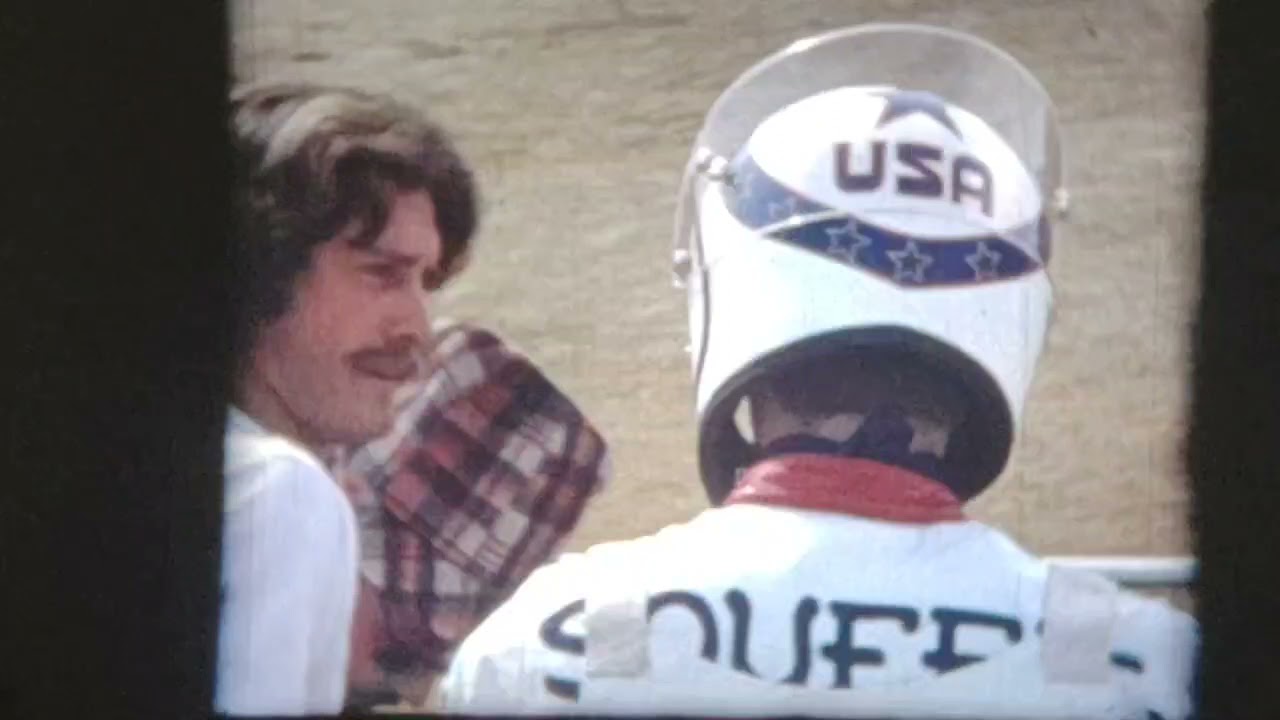 USA vs The World Speedway Motorcycle Racing at Costa Mesa 1974 8mm Home Movie