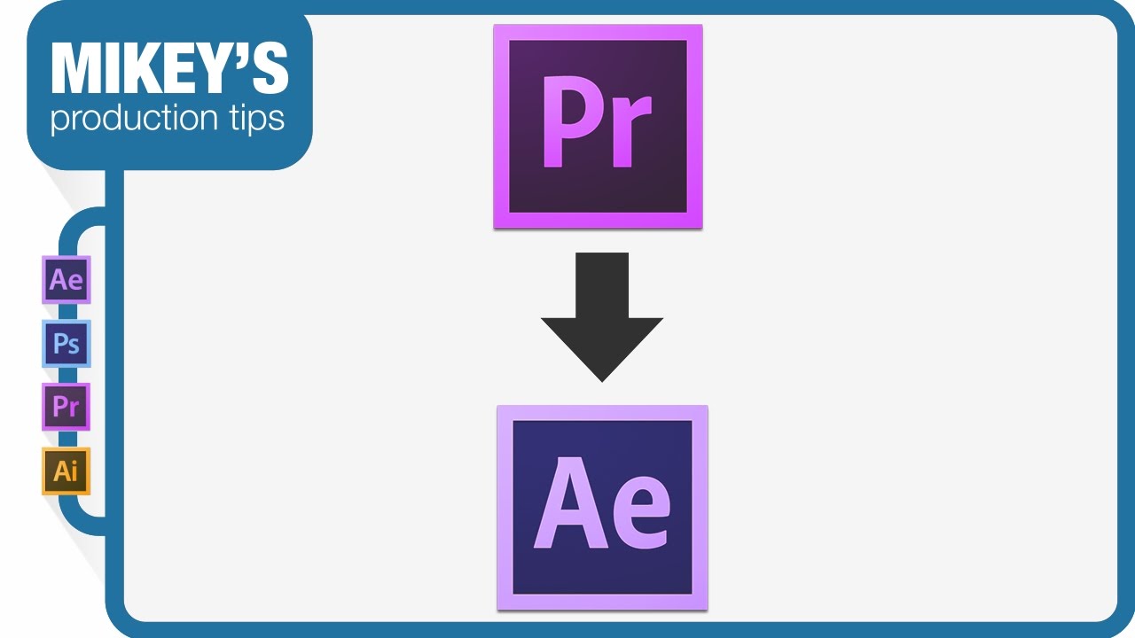 Быстрая отправка клипа из Premiere Pro в After Effects