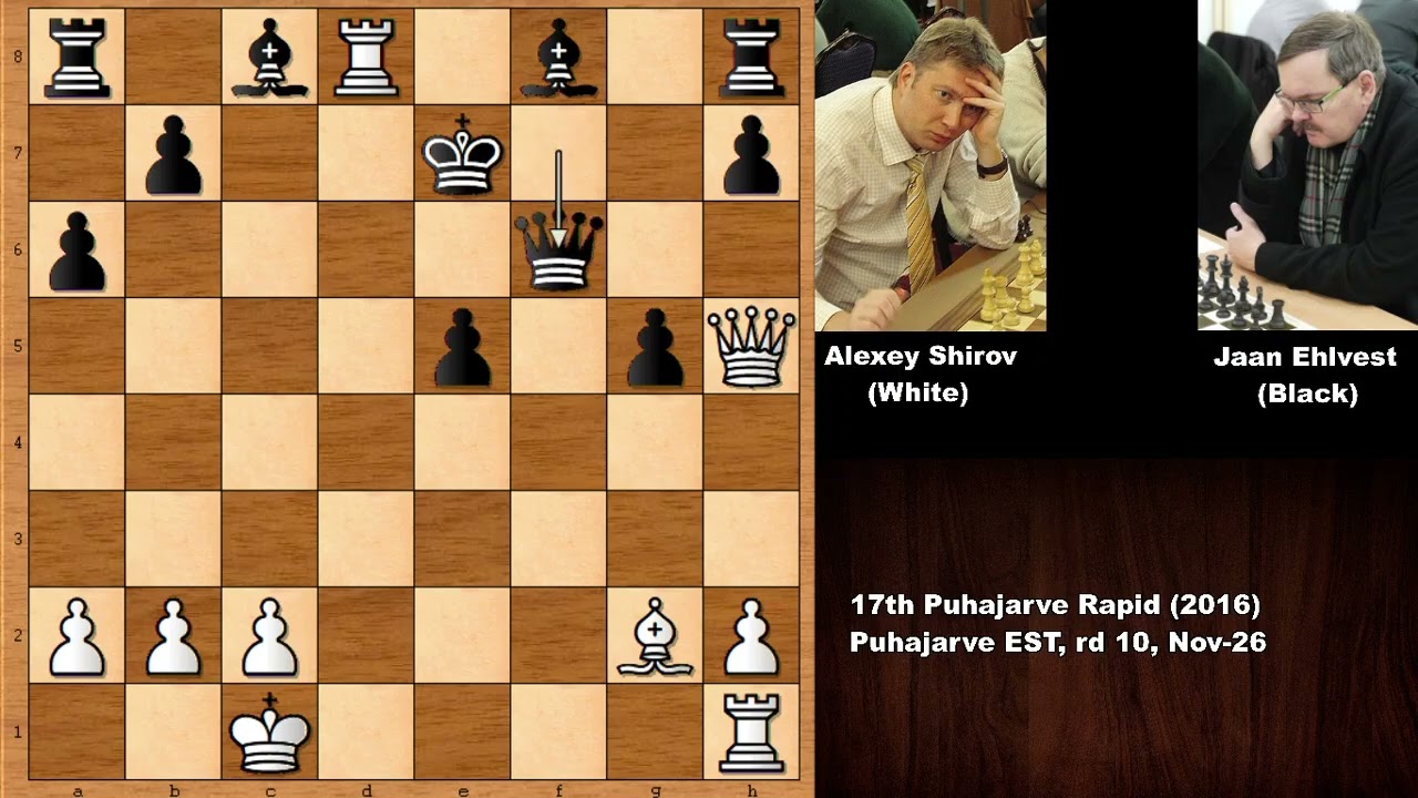 Amazing & Unbelievable: Alexey Shirov vs Jaan Ehlvest - Rapid (2016)