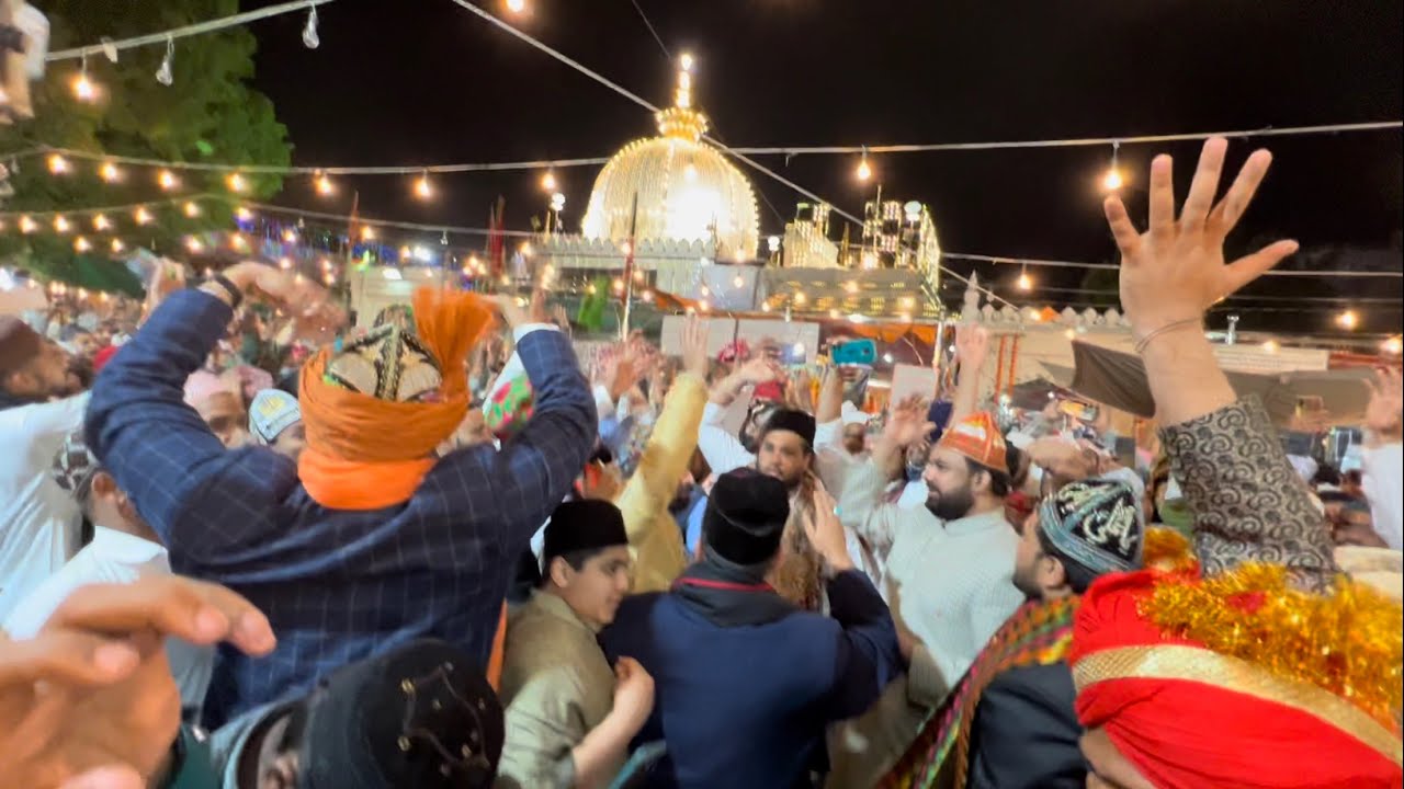 Dhammal in Darbar e Khwaja Gharib Nawaz r.a Ajmer Sharif 13 Rajjab Jashn e Moulood e Kaaba 2022