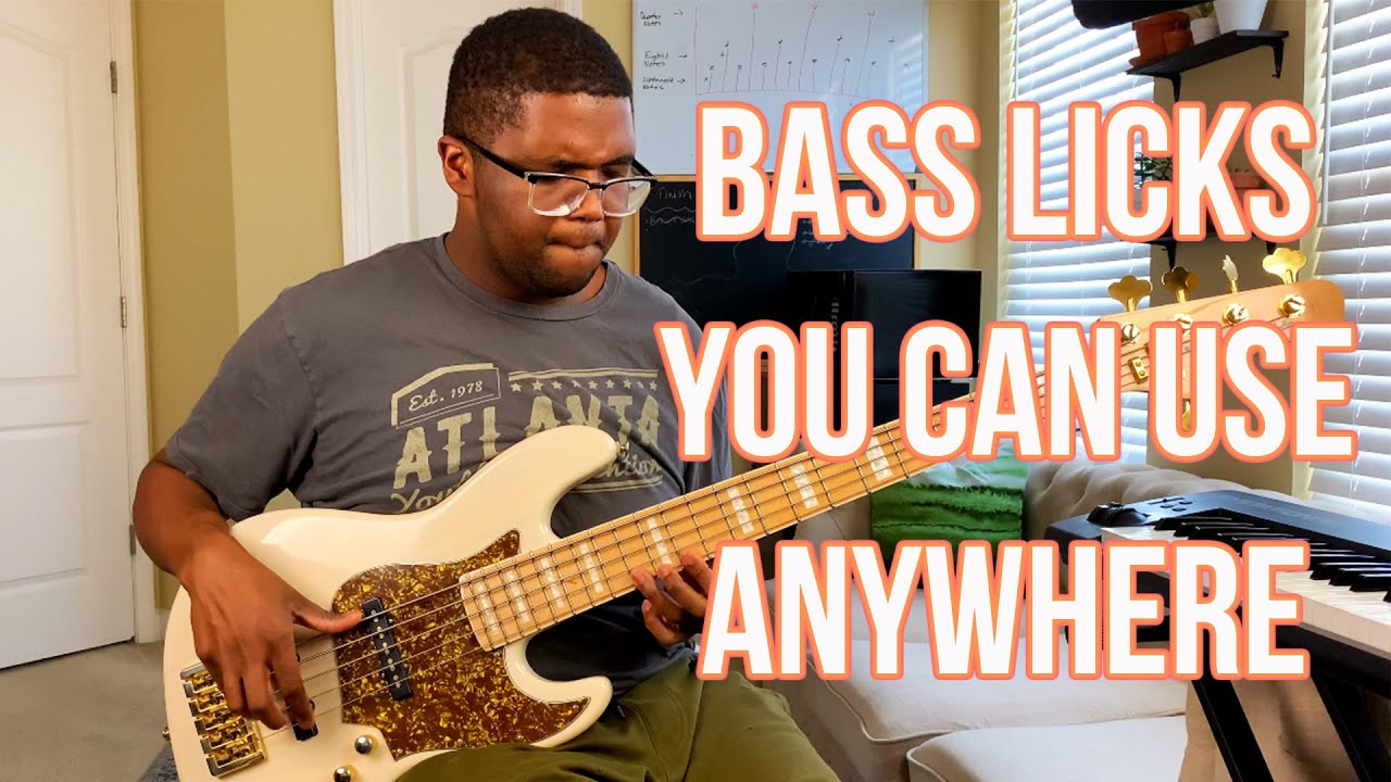 3 BASS LICKS For Your Toolbox | Teach Me That