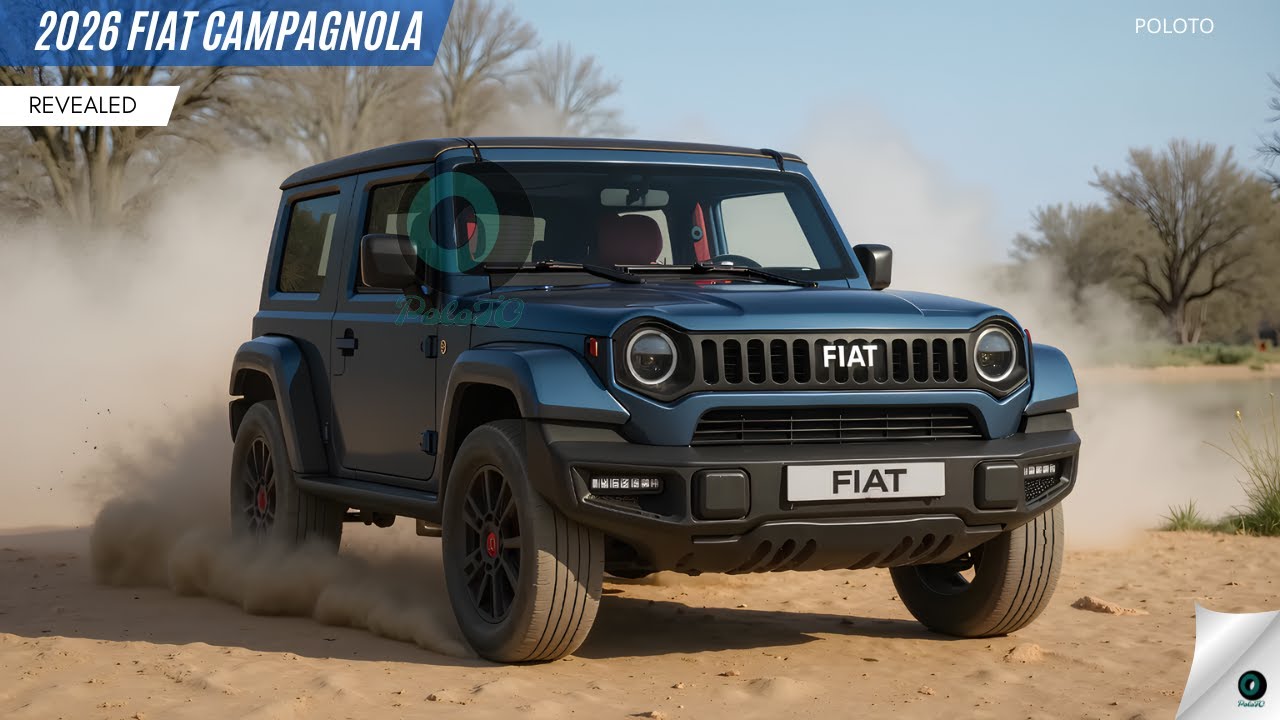 Представлен Fiat Campagnola 2026 года — кроссовер, дизайн которого был продуман и устойчив!
