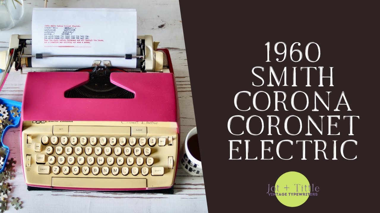 1960s Smith Corona Coronet Electric | Demo Video