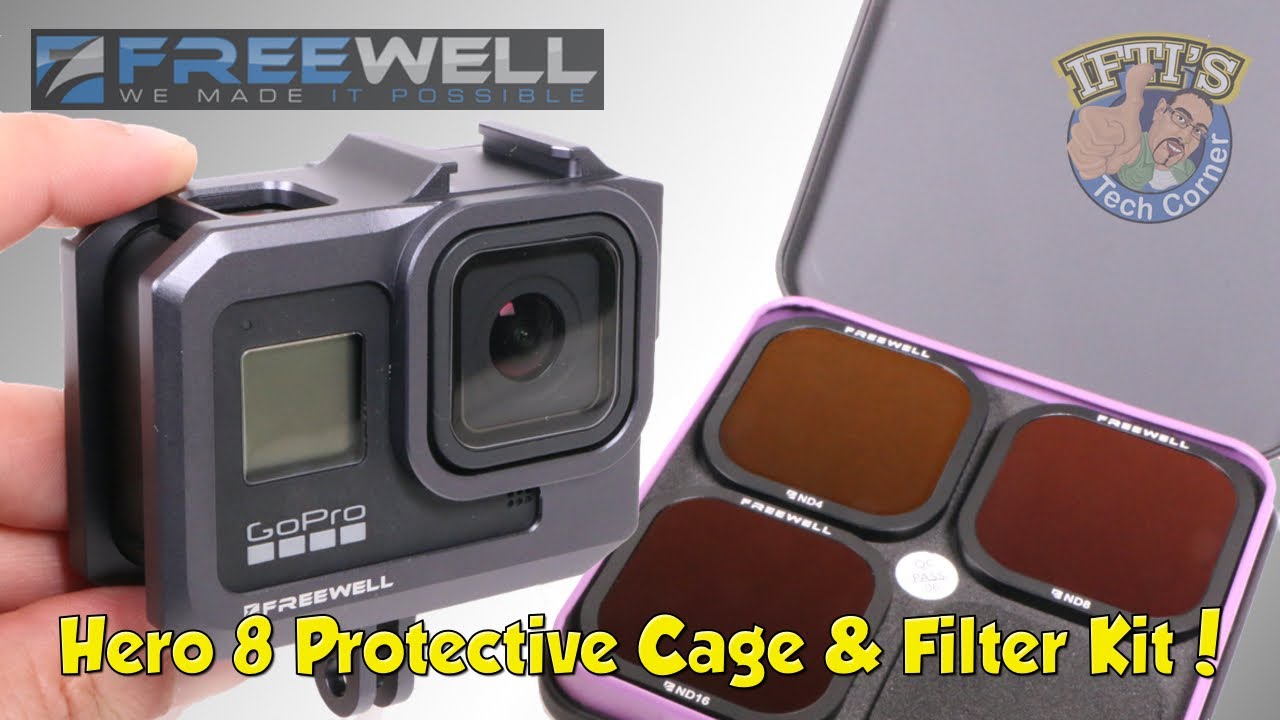 GoPro Hero 8 : Freewell Protective Metal Cage & Filter Kit - REVIEW