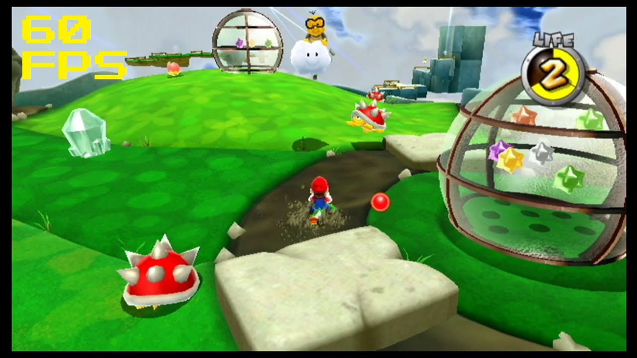 5. [60 FPS] Spiny Control - Yoshi Star Galaxy - Super Mario Galaxy 2