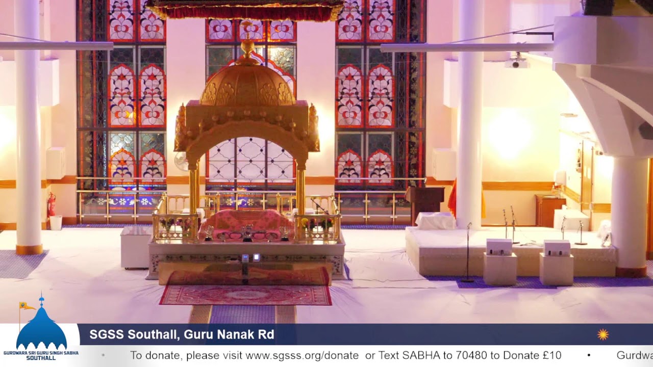 SGSS Southall, Guru Nanak Rd - Evening Livestream