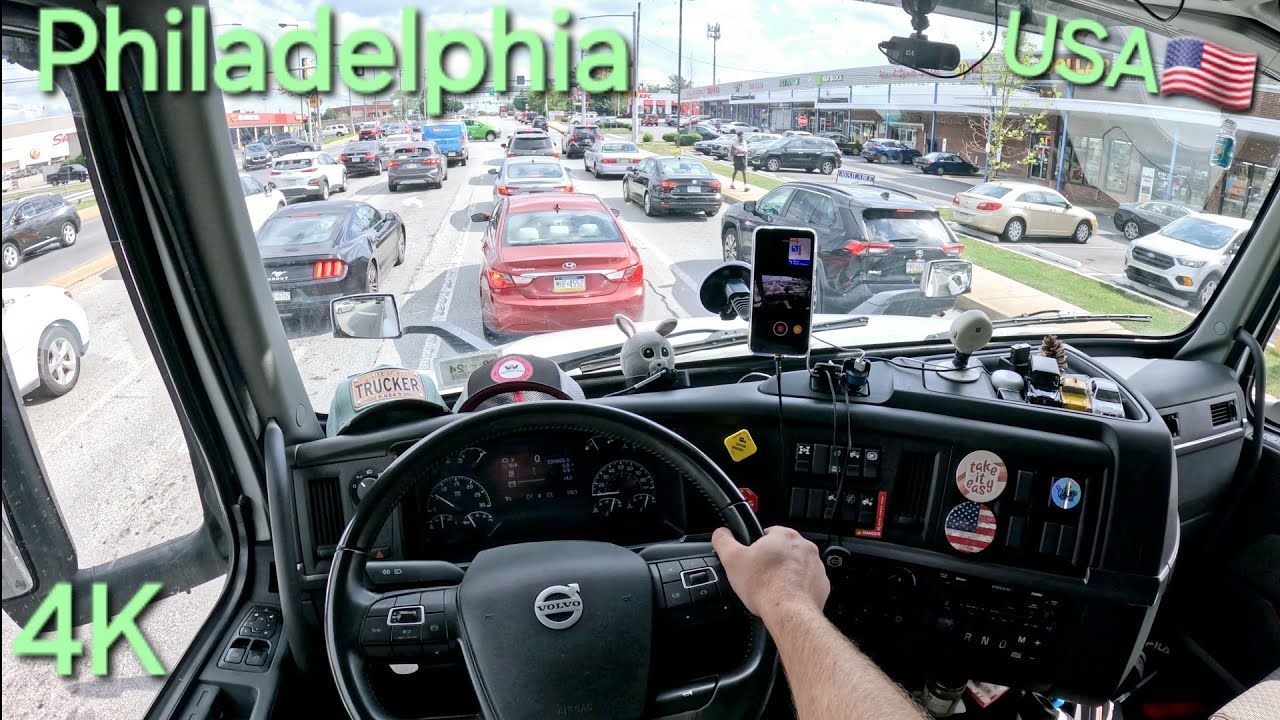 POV Truck Driving USA Philadelphia
