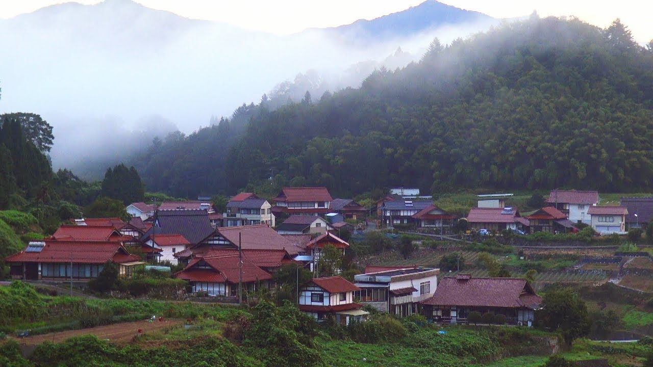 【音風景】 中国山地・邑智郡邑南町上田の夜明け (3-Sep-2017)