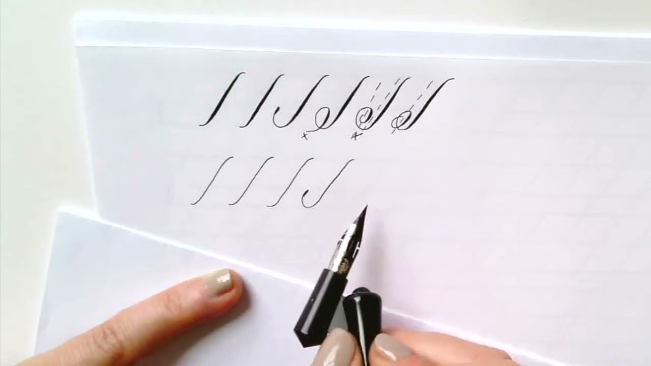 Copperplate Uppercase Component Strokes