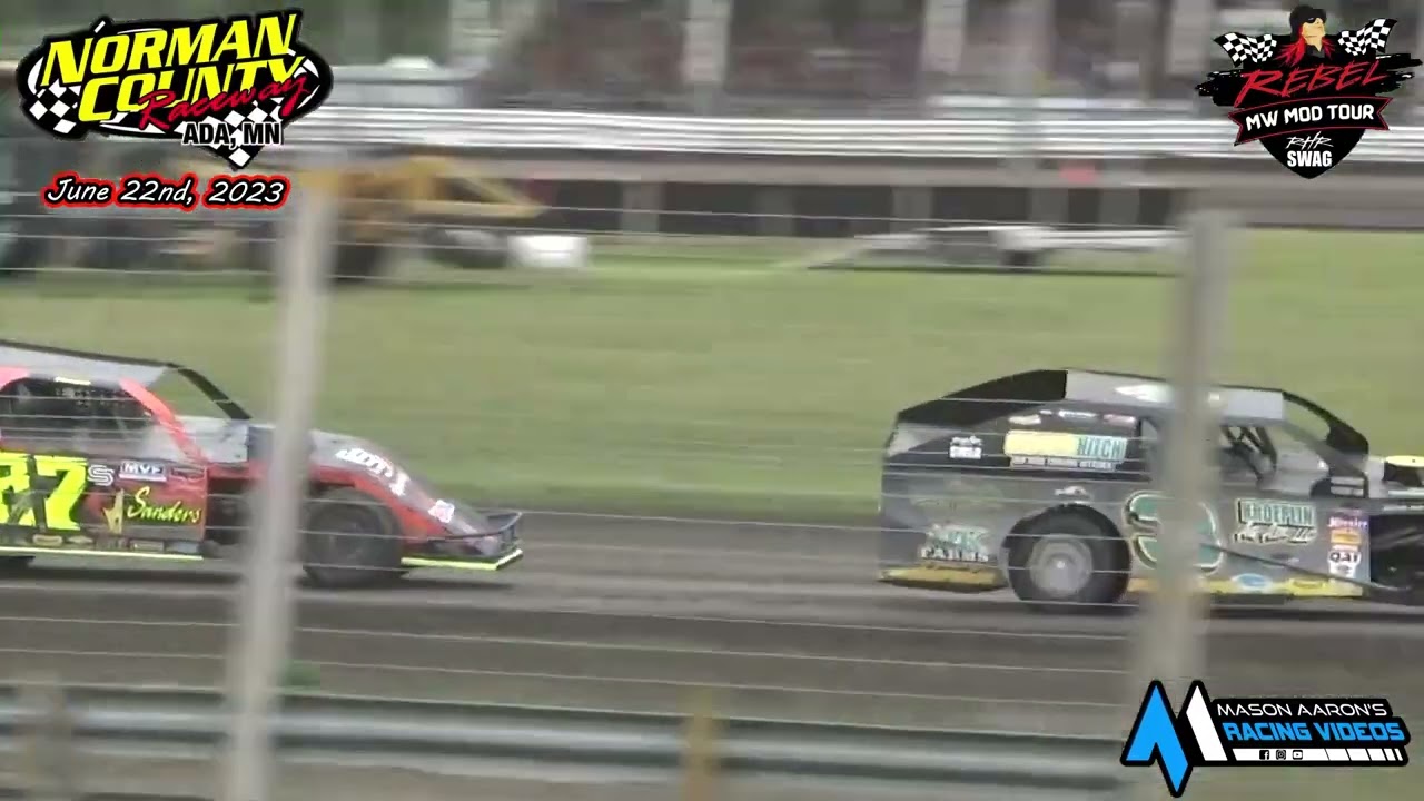 Norman County Raceway WISSOTA Midwest Modified Heats (Rebel MW Mod Tour) (6/22/23)