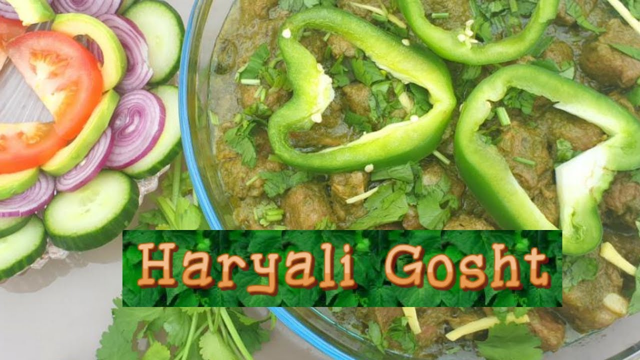 Haryali Gosht with Green Sauce ~ Get Ready For 14th August