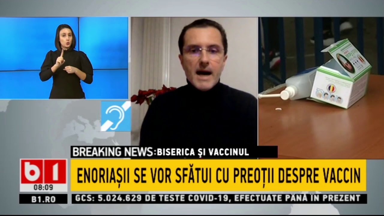 PR. VASILE BANESCU: ENORIASII SE VOR SFATUI CU PREOTUL DESPRE VACCIN_Stiri b1_12 ianuarie 2021