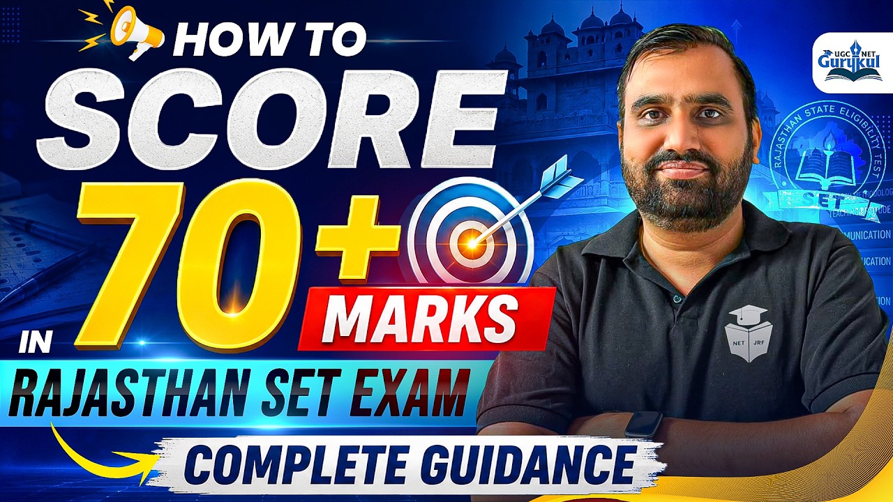 How to Score 70+ Marks in Rajasthan SET Exam? Rajasthan SET 2026 Preparation Strategy