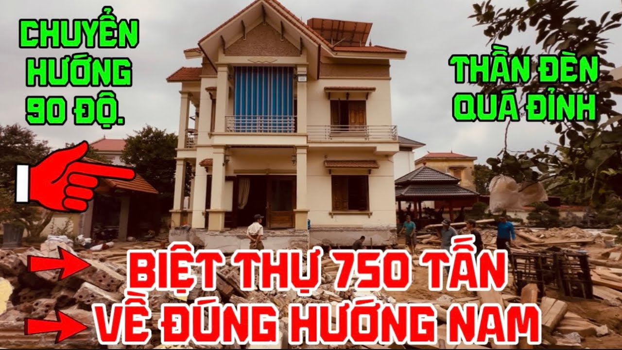 Thần Đèn Đã Định Vị Biệt Thự 750 Tấn Đúng Hướng Mới Thành Công , Đã Đến Lúc Thu Gom Đồ Nghề