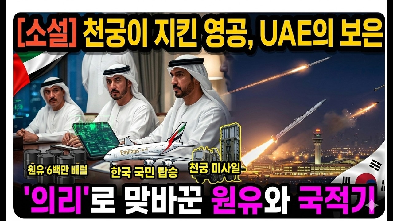 [소설] '천궁' 덕 본 UAE, 한국에 국적기 2대, 원유 600만 배렐 제공 이유...명중률 96% 천궁-II로 UAE 하늘 지켜준 데 대한 보은!