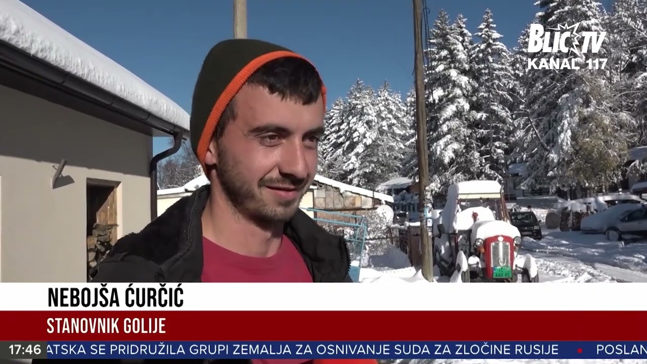 Prvi sneg i prvi problemi: Na Goliji putevi neprohodni, u pojedinim mestima bez struje | VESTI