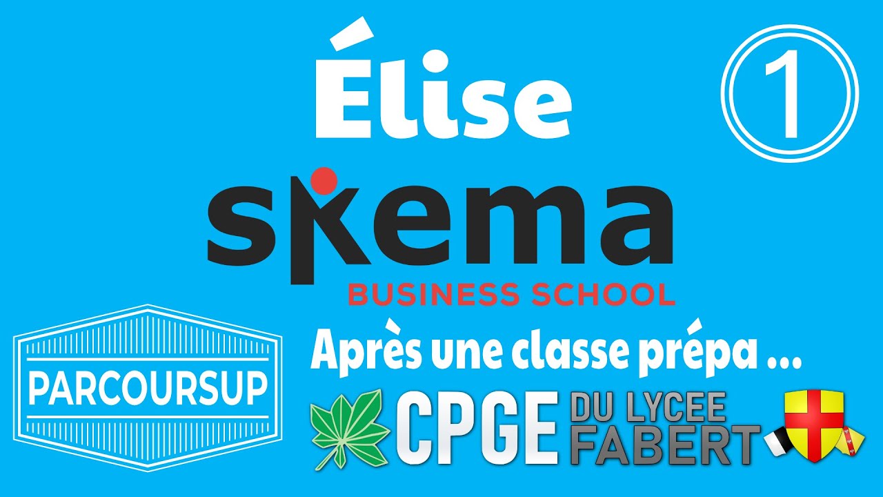 Après une prépa -- Épisode 1. Elise  a intégré SKEMA BS après 2 ans en CPGE au lycée FABERT de Metz.