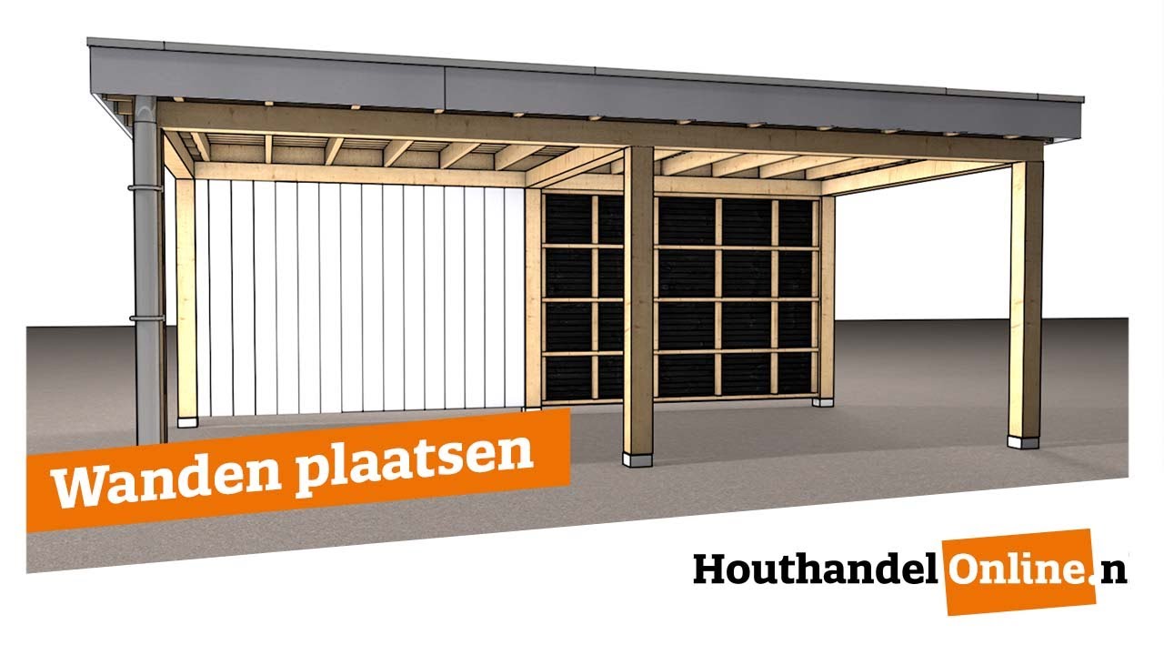 Wanden plaatsen