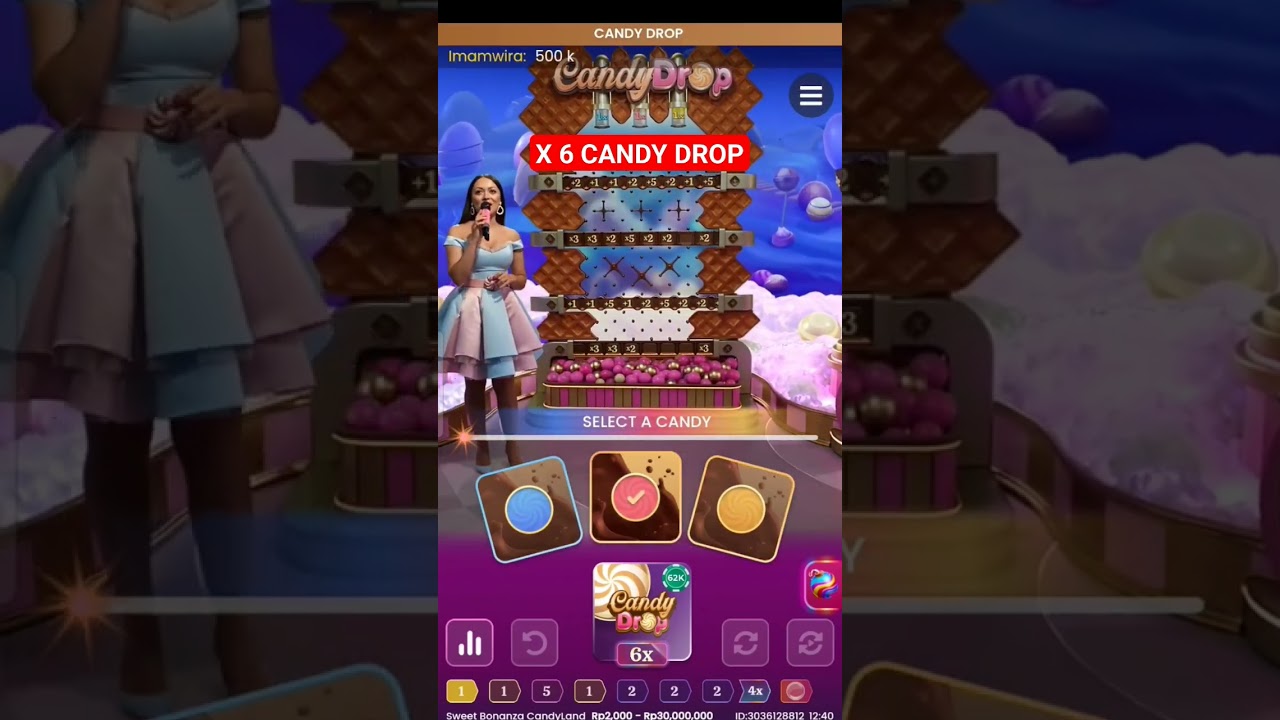X 6 CANDY DROP, SWEET BONANZA CANDYLAND LIVE CASINO. #livecasino #candyland