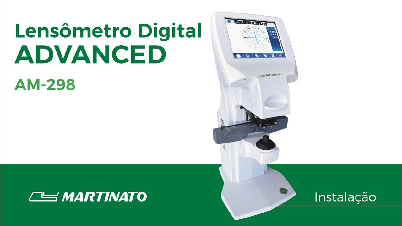 Unboxing e Utilização Lensômetro Digital ADVANCED AM-298 | Martinato