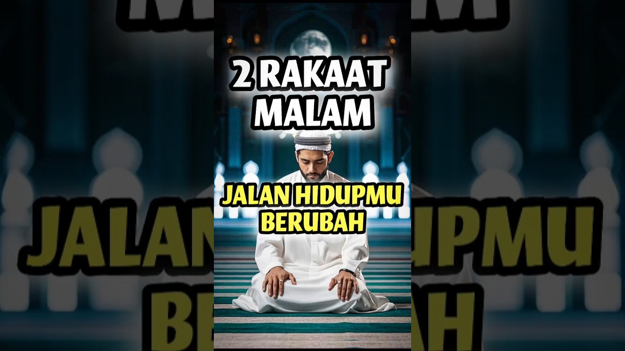 Tahajud:Dua Rakaat Malam jadi Penolong  Hidupmu.#tahajud #hikmah