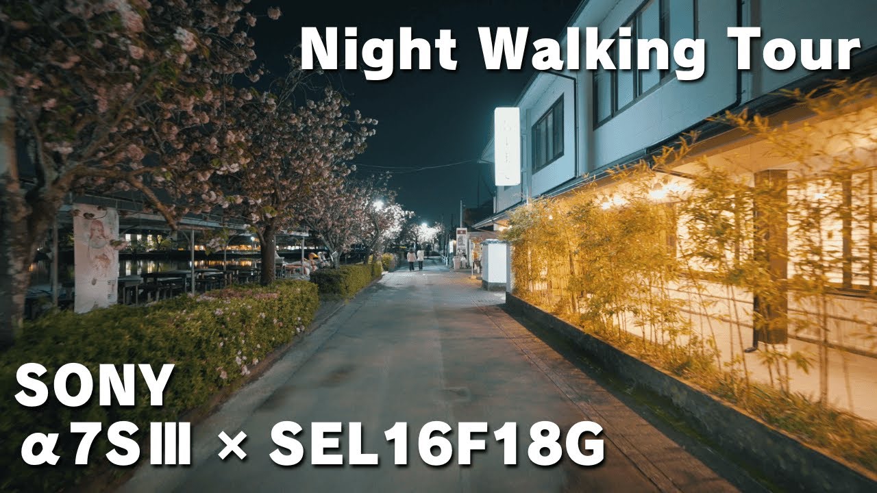 SONY SEL16F18G / Night Walking Tour / FE 16mm F1.8 G / α7SIII / Shizuoka / Japan