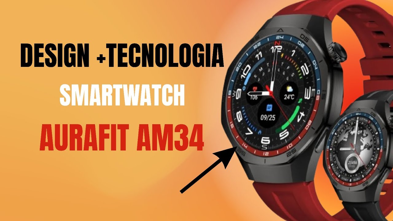 Smartwatch Aurafit AM34: Design Esportivo, Moderno e &Oacute;timo Custo-Benef&iacute;cio