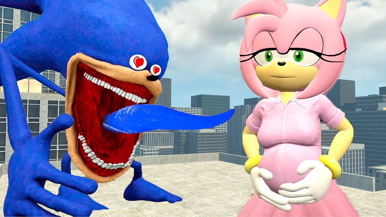 NEW SHIN SONIC TAPES LOVE STORY! The Amy Tapes Sad Story in Garry's Mod!