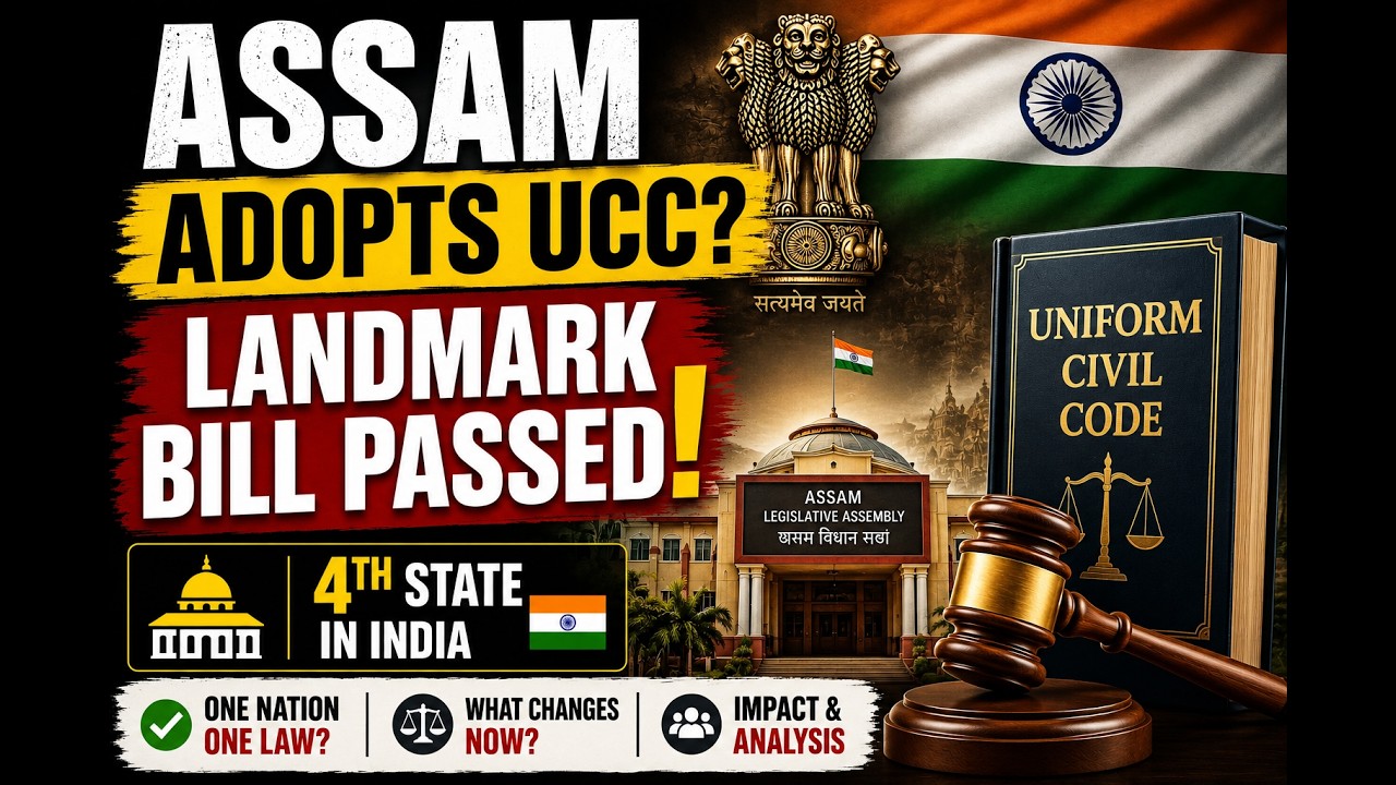 Assam UCC Bill 2026 Explained | Live-In Registration, Marriage, Divorce & Inheritance Rules