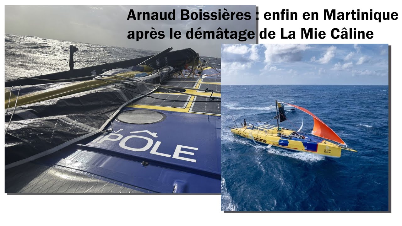 Interview : Arnaud Boissières raconte son démâtage et sa navigation sous gréement de fortune