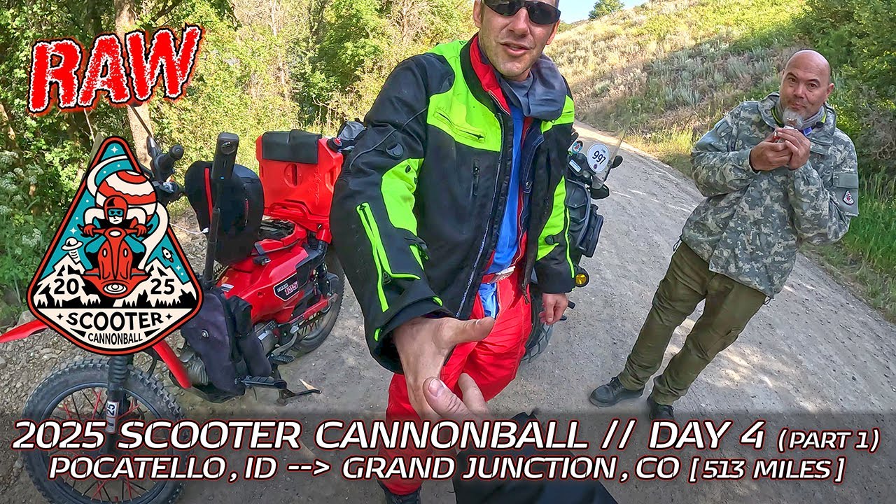2025 Scooter Cannonball // Day 4, Part 1: Riding solo and meeting subscribers