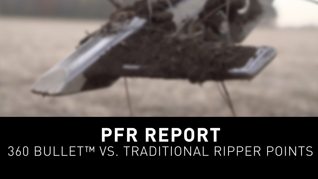 Beck's PFR Report | 360 BULLET™ vs.  Traditional Ripper Points