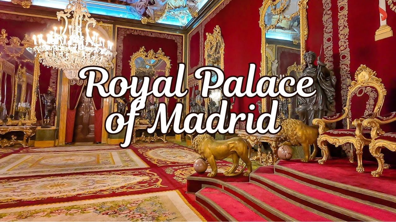 Gorgeous! Royal Palace Of Madrid Spain - Walking Tour With Orchestra Music