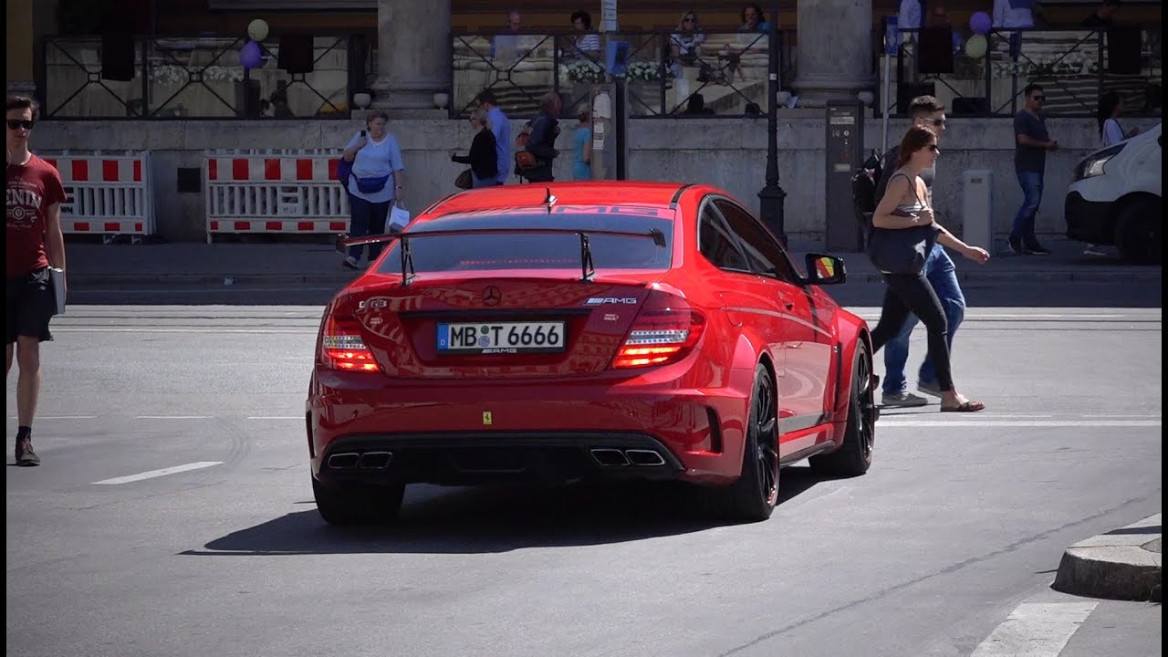 LOUD Mercedes C63 AMG Black Series w/ Renntech Exhaust - Brutal Accelerations & Downshifts