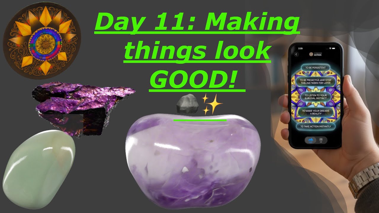 Day 11: Making things look GOOD! 🪨✨