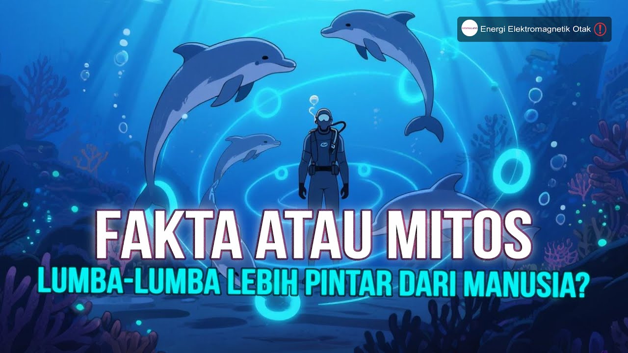 Keistimewaan Otak Lumba-Lumba Lucu❗ Mengunakan 20% Kapasitas Otaknya❓