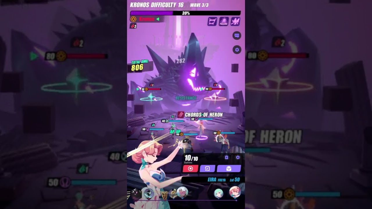 Kronos 16 100% Winrate F2P Team [Dislyte}