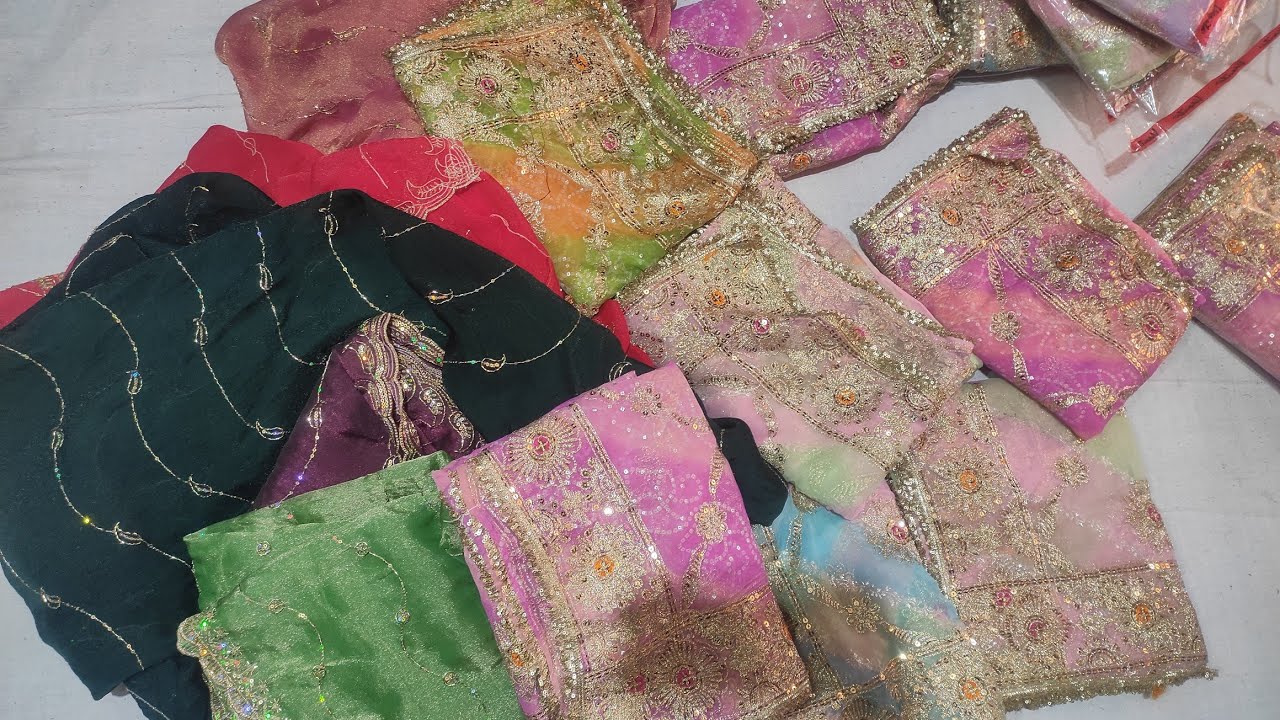 3 color ki lugdi aur fandy voil , 700, 800 ki price me whatsapp order 8901191320