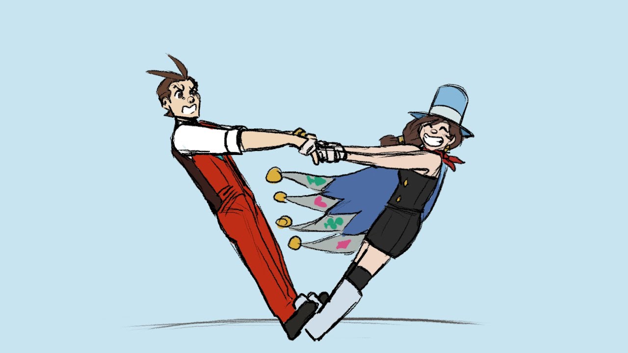 Apollo & Trucy ...Animated? | Ace Attorney Apollo Justice Animated