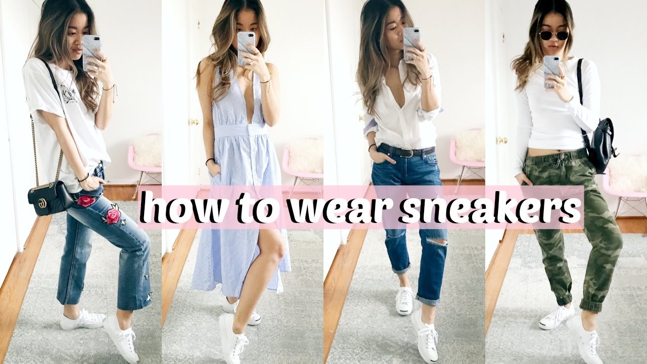 HOW I STYLE: WHITE SNEAKERS | rachspeed